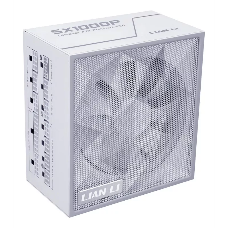 Fonte de alimentação Lian Li SX Series 80 PLUS Platinum totalmente modular PCIe 5.1 ATX 3.1 1000 W