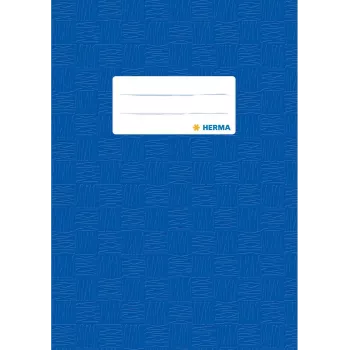 Capa para cadernos escolares HERMA PP A5 azul-escuro opaca