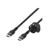 Belkin BOOSTCHARGE PRO Flex Cabo USB 1 m USB 2.0 USB C preto (CAB011BT1MBK)