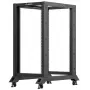 Rack aberto Lanberg 22U Preto (22HE, rack de 19 polegadas), rack para servidores, Preto