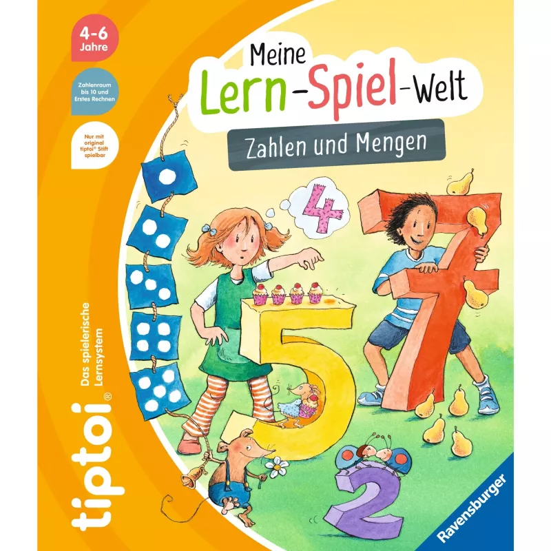 tiptoi Meine Lern-Spiel-Welt: Zahlen und Mengen, livro didático