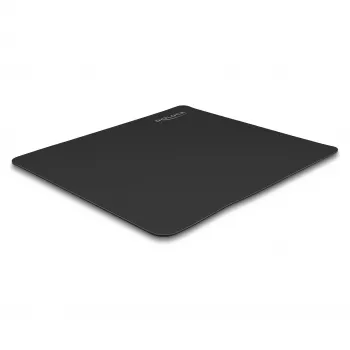 Tapete de rato DeLOCK 12149 preto 400x450 mm borracha base antiderrapante