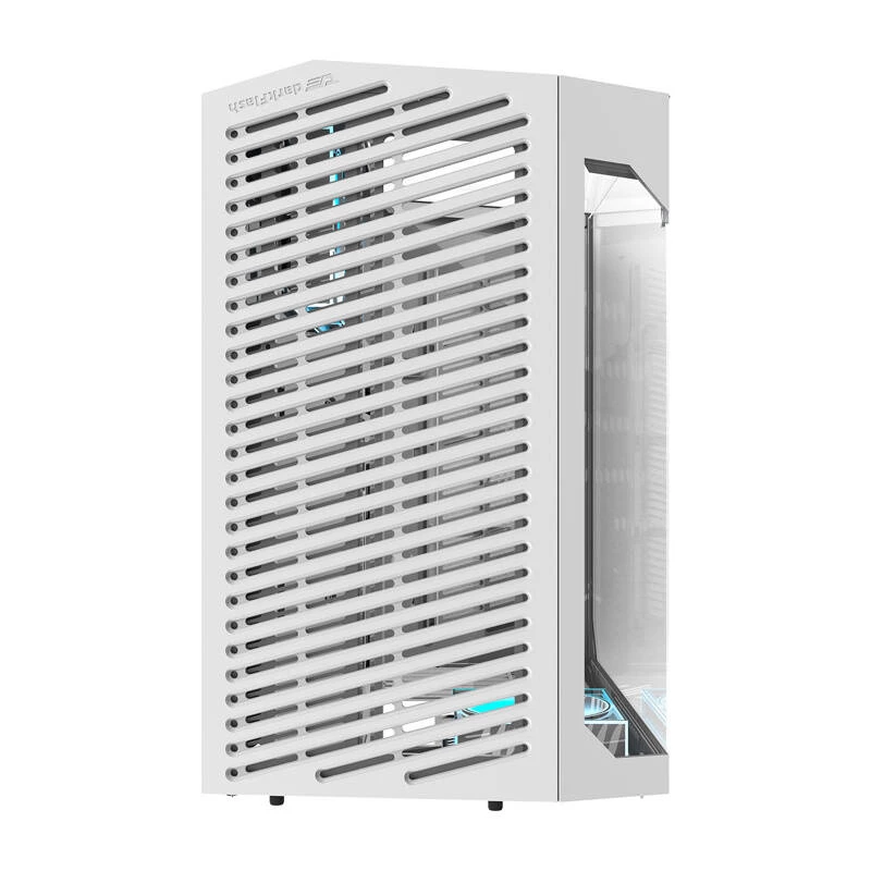Caixa para PC Darkflash DY470 (branco) + 4 ventoinhas