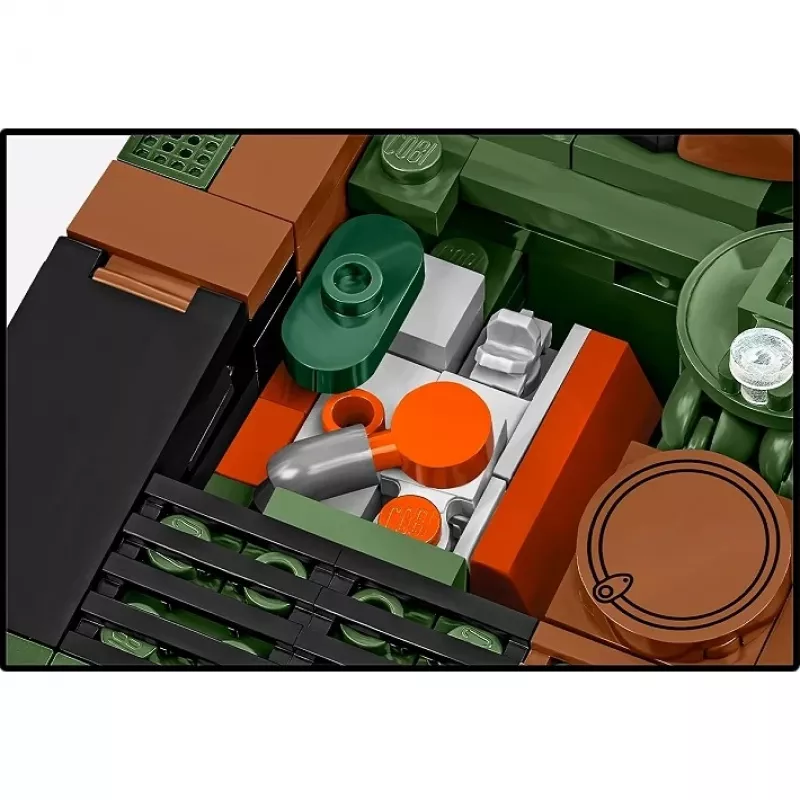 Conjunto de blocos Cobi Armed Forces BWP-1 2630 — conjunto modelo do veículo blindado anfíbio polaco-ucraniano