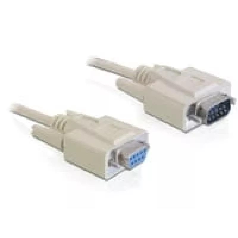 Cabo série DeLOCK RS-232 1m bege DB-9 82984