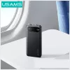 Powerbank portátil usams PB80 10000mAh 20W PD branco