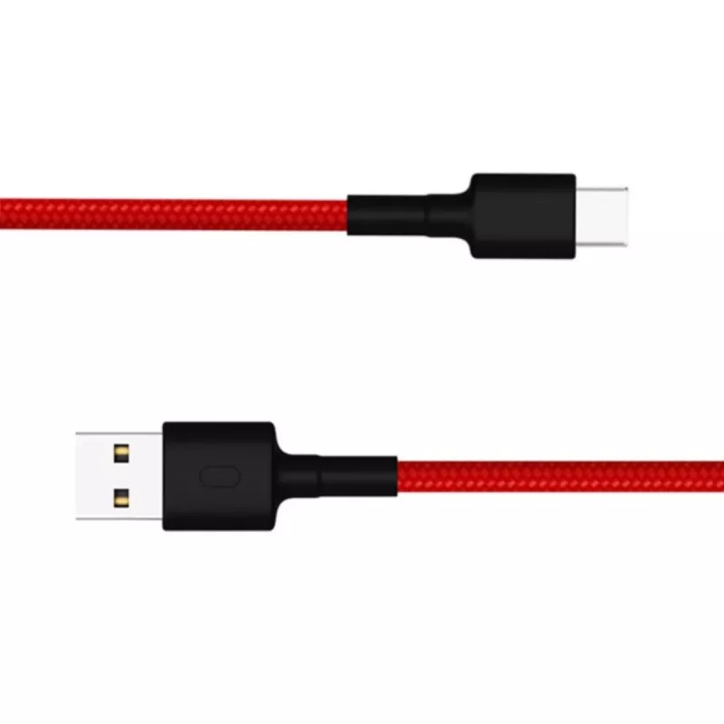 Xiaomi | Cabo trançado Mi Type-C | SJV4110GL | USB-C para USB-A ficha USB Type-C | ficha USB Type-A (2.0)