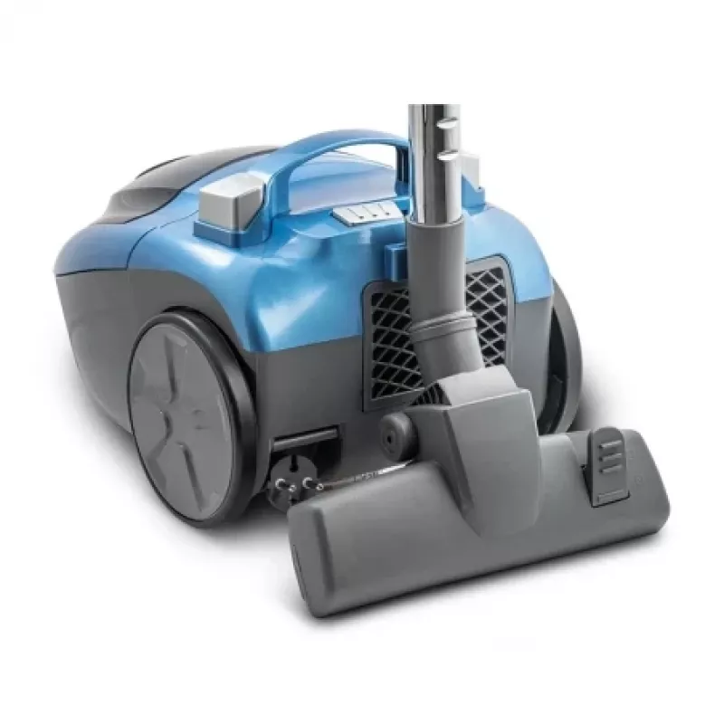 Aspirador sem saco ZELMER ZVC032P azul 1200 W, design de bidão compacto
