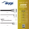 Fonte de alimentação TFX Akyga AK-T1-250 250 W, 80 PLUS Gold, PFC ativo, ventoinha de 80 mm, cinzento