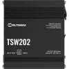Teltonika TSW202 Managed L2 Gigabit Ethernet (10/100/1000) Power over Ethernet (PoE) alumínio, azul
