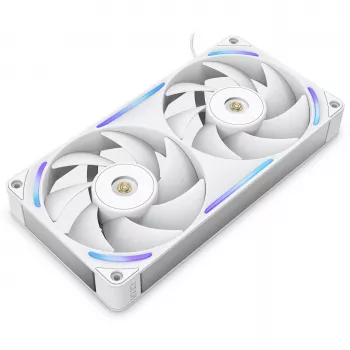 Ventoinha para caixa de computador NZXT F240X 120 mm branca, 1 unid., 240 × 120 × 30 mm