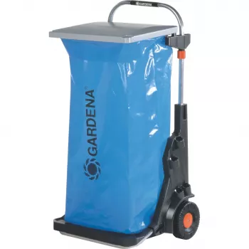 Gardena 232-20 Garden Mobile carrinho para resíduos de jardim com suporte de saco, tampa e saco
