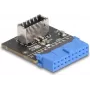 Adaptador DeLOCK 67174 USB Type-E interno USB 3.0 19 pinos fêmea