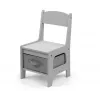 Conjunto de móveis para crianças Milly Mally Sven Cinzento 5489 — conjunto compacto em cinzento