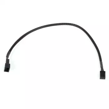 Cabo de extensão para ventoinha 3-Pin Alphacool 18686 — 30 cm, conector fêmea para conector macho
