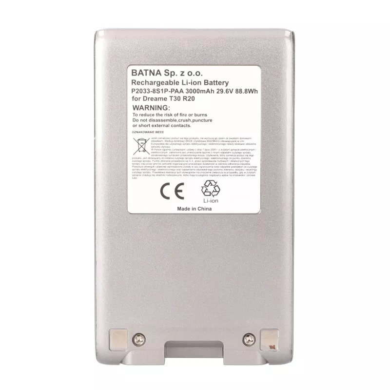 Bateria para aspirador Dreame T30 R20 21,6V