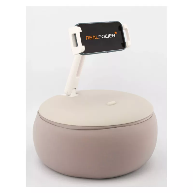 RealPower PillowStand-1 suporte passivo telemóvel/smartphone, tablet/UMPC bege