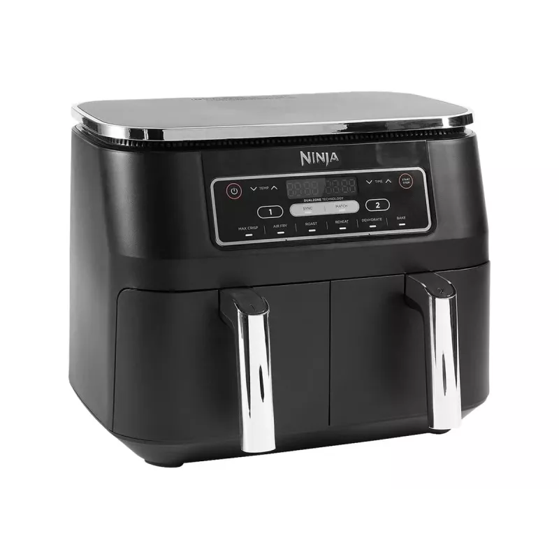 Ninja AF300 Fritadeira de ar quente dupla 7,6 L autónoma 1690 W preta