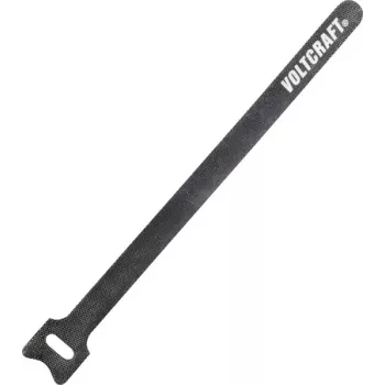 VOLTCRAFT Abraçadeira de velcro para cabos 420 mm (C x L) 420 mm x 12 mm Cinzento-escuro 5 unid. (VC-10547730)