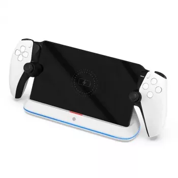 Sistema de carregamento Subsonic SA5708 para Playstation Portal com fios preto branco