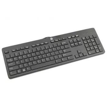 Teclado HP 803181-041 Office USB QWERTZ alemão preto