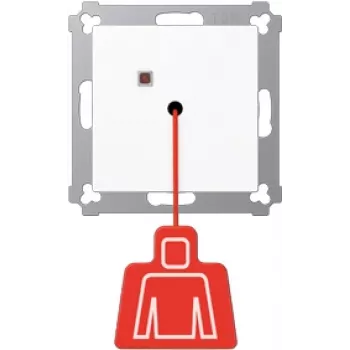 JUNG NRS AS 0834 ZT WW - Interruptor de corrente - Com fio - Branco - Termoplástico