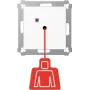 JUNG NRS AS 0834 ZT WW - Interruptor de corrente - Com fio - Branco - Termoplástico