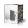 Chaleira elétrica Nedis KAWK510EGY 1,7 l 2200 W cinzento