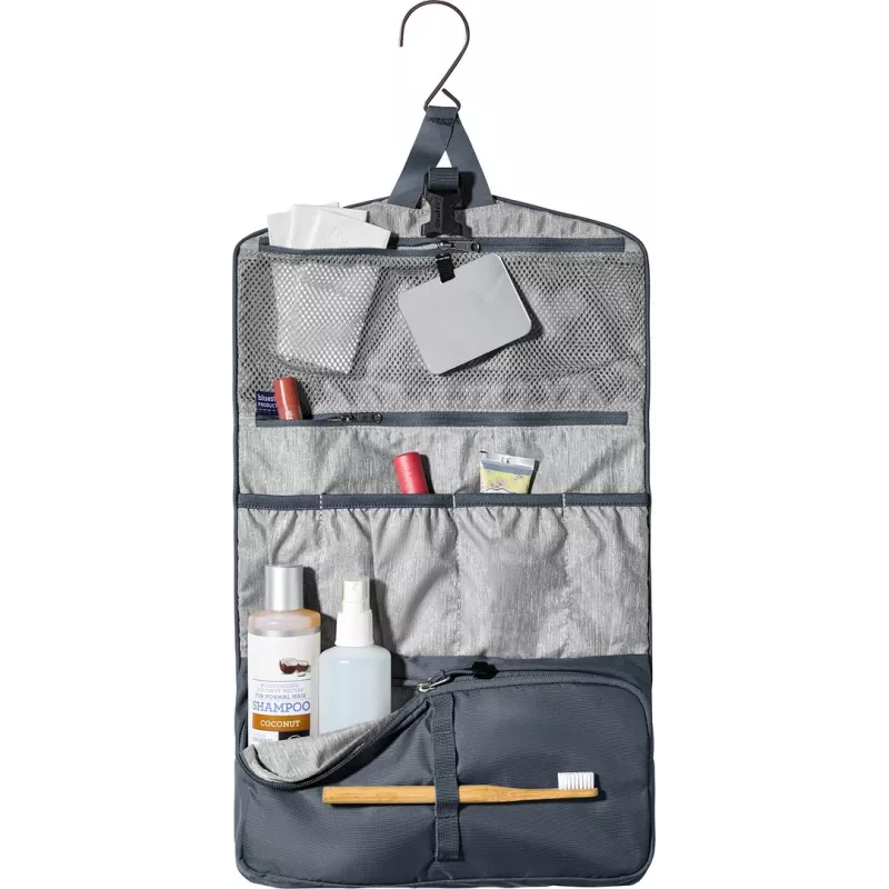 Bolsa de higiene Deuter Wash Bag II — bolsa de higiene de viagem dobrável, preto