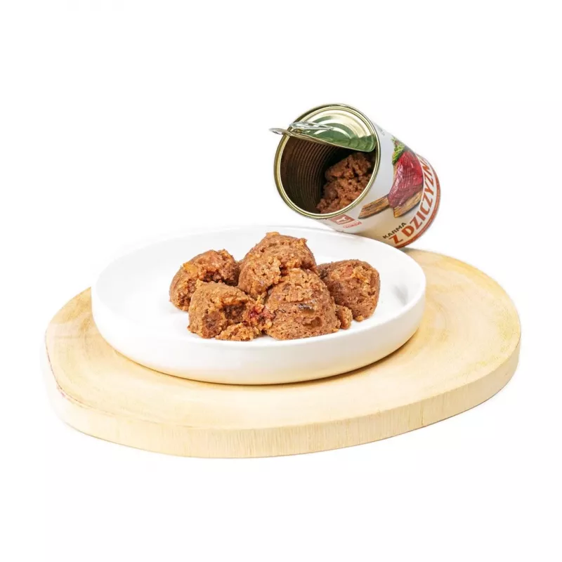 TUF TUF Comida de carne de veado - Comida húmida para cães - 800 g