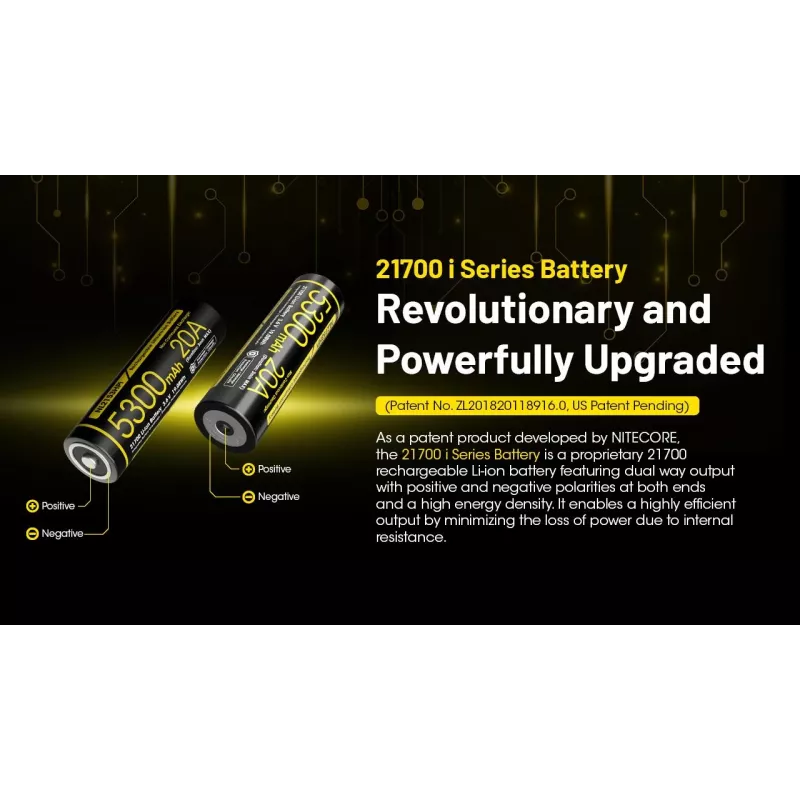 BATERIA RECARREGÁVEL LI-ION 3.6V/NL2153HPI(5300MAH) NITECORE