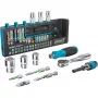 Hazet Conjunto de pontas 2300SH-1 — conjunto de 39 peças com pontas fenda, Phillips, Pozidriv, sextavadas e Torx