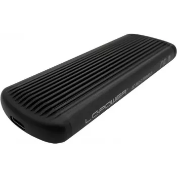 LC Power LC-M2-C-NVME-2 - Caixa para armazenamento - M.2 - cartão M.2 NVMe - USB 3.2 (Gen 2x1) - preto (LC-M2-C-NVME-2)