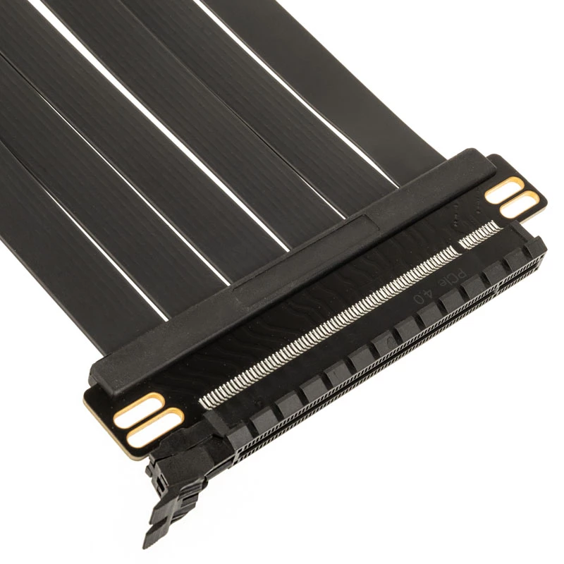 Cabo Riser Kolink PCI Express 5.0 x16 para x16, 180 graus, preto – 30 cm