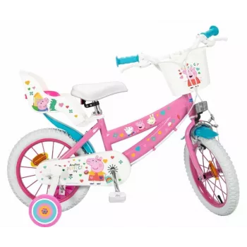 Bicicleta infantil 14 Peppa Pig rosa 1495 TOIMSA