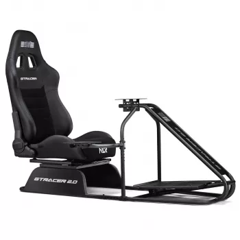Cockpit de simulador de corridas Next Level Racing GTRacer 2.0 Preto estrutura de assento ajustável