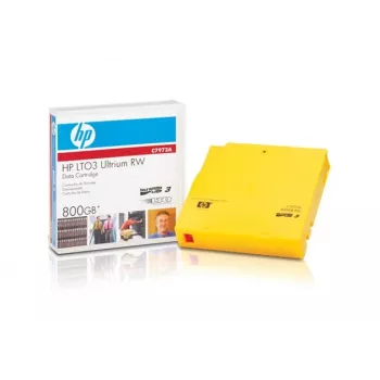 Hewlett Packard Enterprise HPE Ultrium RW Data Cartridge - LTO Ultrium 3 - 400GB / 800GB - Gold - para ProLiant DL360p Gen8, StorageWorks SB1760, StorageWorks 1/8 G2 Tape Autoloader