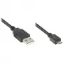 Good Connections - Cabo de ligação USB - USB 2.0 Type-A (M) -> Micro-USB 2.0 Type-B (M) - 1 m - preto (2510-MB01)