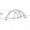 Tenda de túnel Easy Camp Hemsedal 4 Verde