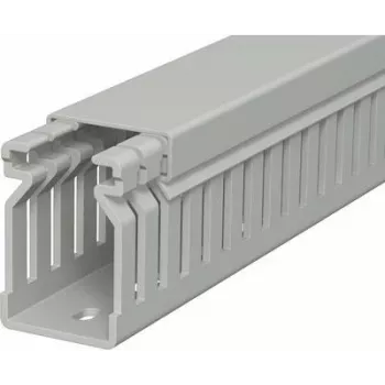 Canal de cablagem OBO Bettermann 6178010 (C x L x A) 2000 x 25 x 40 mm 1 unid. cinza-pedra (6178010)