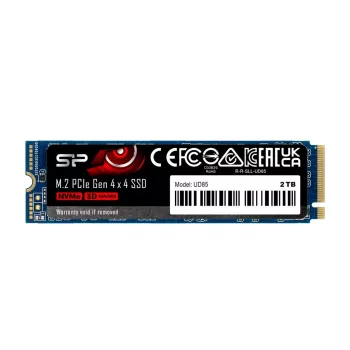 SSD M.2 Silicon Power 250 GB PCIe 4.0 NVMe UD85 — 2280, leitura 3300 MB/s, escrita 1300 MB/s