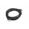 Cabo de rede UTP Lanberg PCU6-10CC-0300-BK (RJ45 - RJ45, 3 m, UTP, Cat. 6, cor preto) (PCU6-10CC-0300-BK)