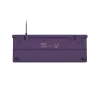 Teclado gaming NATEC Fury Kanabo K2 US retroiluminado branco mecânico cinzento-roxo