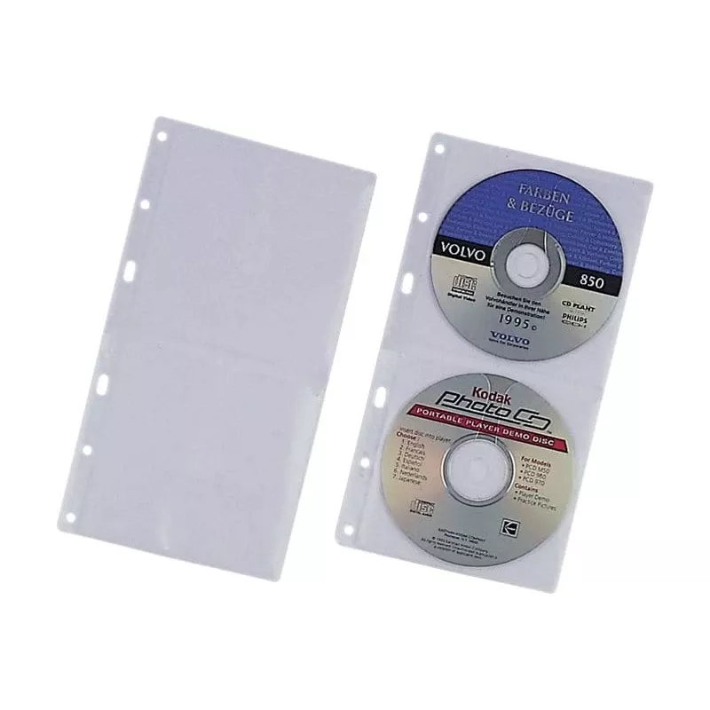Bolsa para discos Durable 5203-19 2 discos transparente