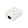 Extralink tomada de superfície, 1x RJ45 CAT5E UTP