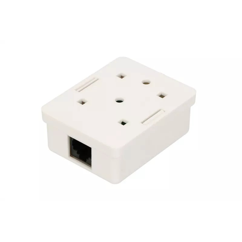 Extralink tomada de superfície, 1x RJ45 CAT5E UTP