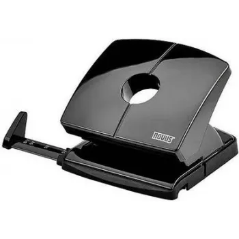 Perfurador de papel NOVUS B220 — capacidade de 20 folhas, preto
