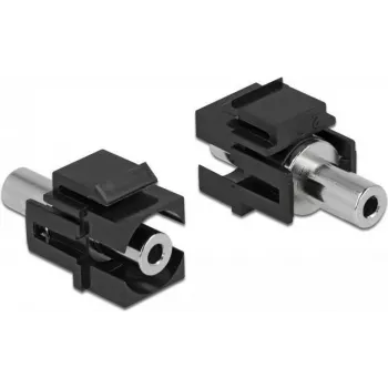Módulo Keystone conector fêmea jack estéreo 3,5 mm 3 polos DeLOCK 86859