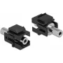Módulo Keystone conector fêmea jack estéreo 3,5 mm 3 polos DeLOCK 86859
