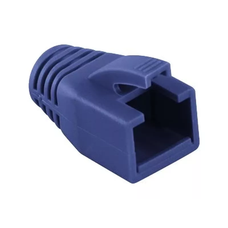 Logilink | Bainha de alívio de tração para ficha RJ45, 8,0 mm (50 unid.) | MP0035B | azul